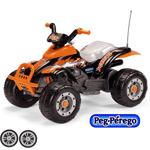 Set of Replacement Rear Wheels for Off Road Style 12v Quad