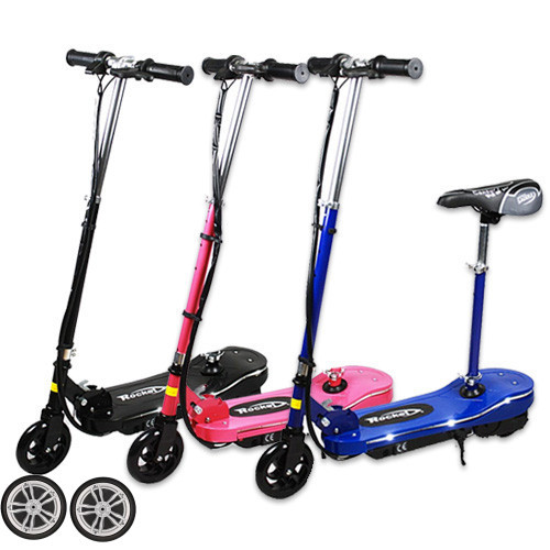 Set of Replacement Front Wheels for Rocket 24v Ultimate Light Up Electric Scooter