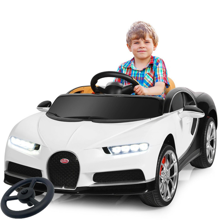 Replacement Steering Wheel for Two Tone Bugatti Chiron 12v Electric Supercar