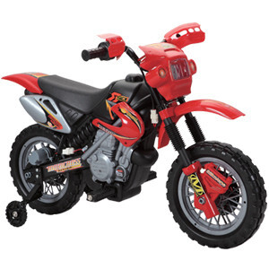 6v Dirt Bike Motorbike + Stabilizers
