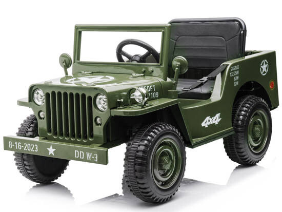 Retro Army Style 12v Army Truck 4WD