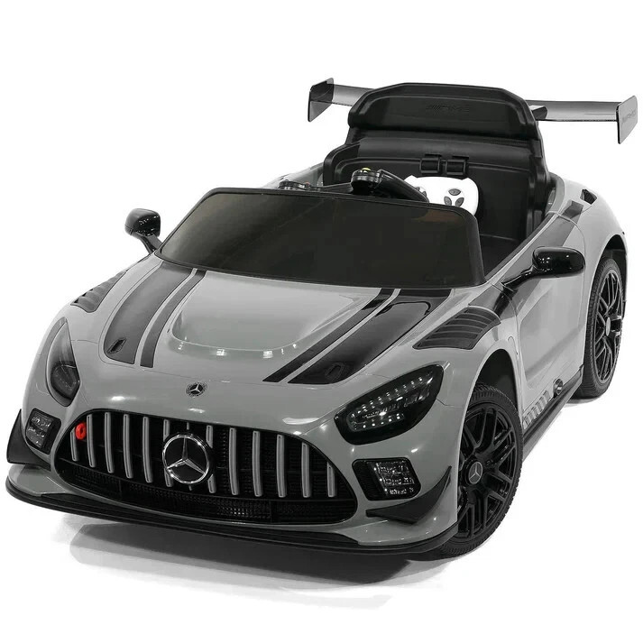 Midnight Grey Mercedes AMG GT3 12v Car