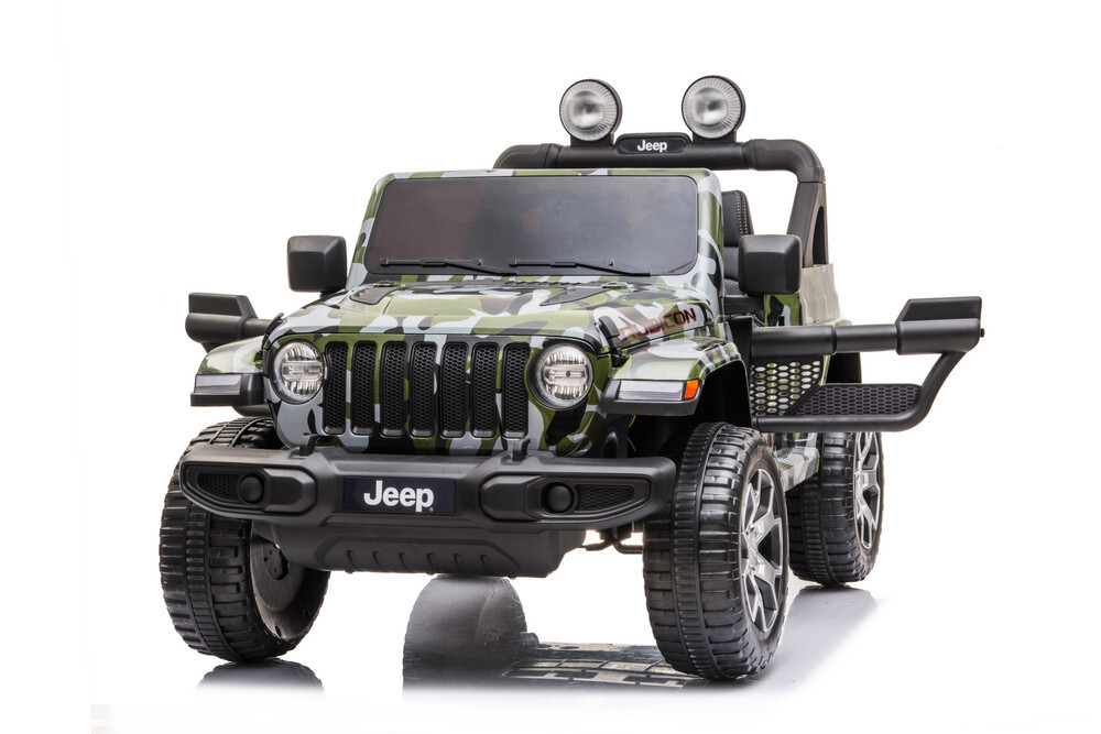 4WD Camo Wrangler Rubicon 12V Off-Roader