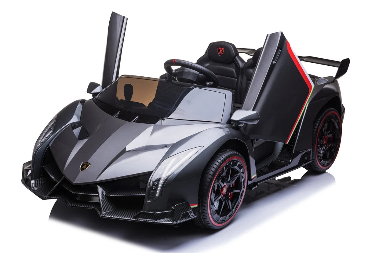 24v Gun-Metal Lamborghini Veneno 4WD Car