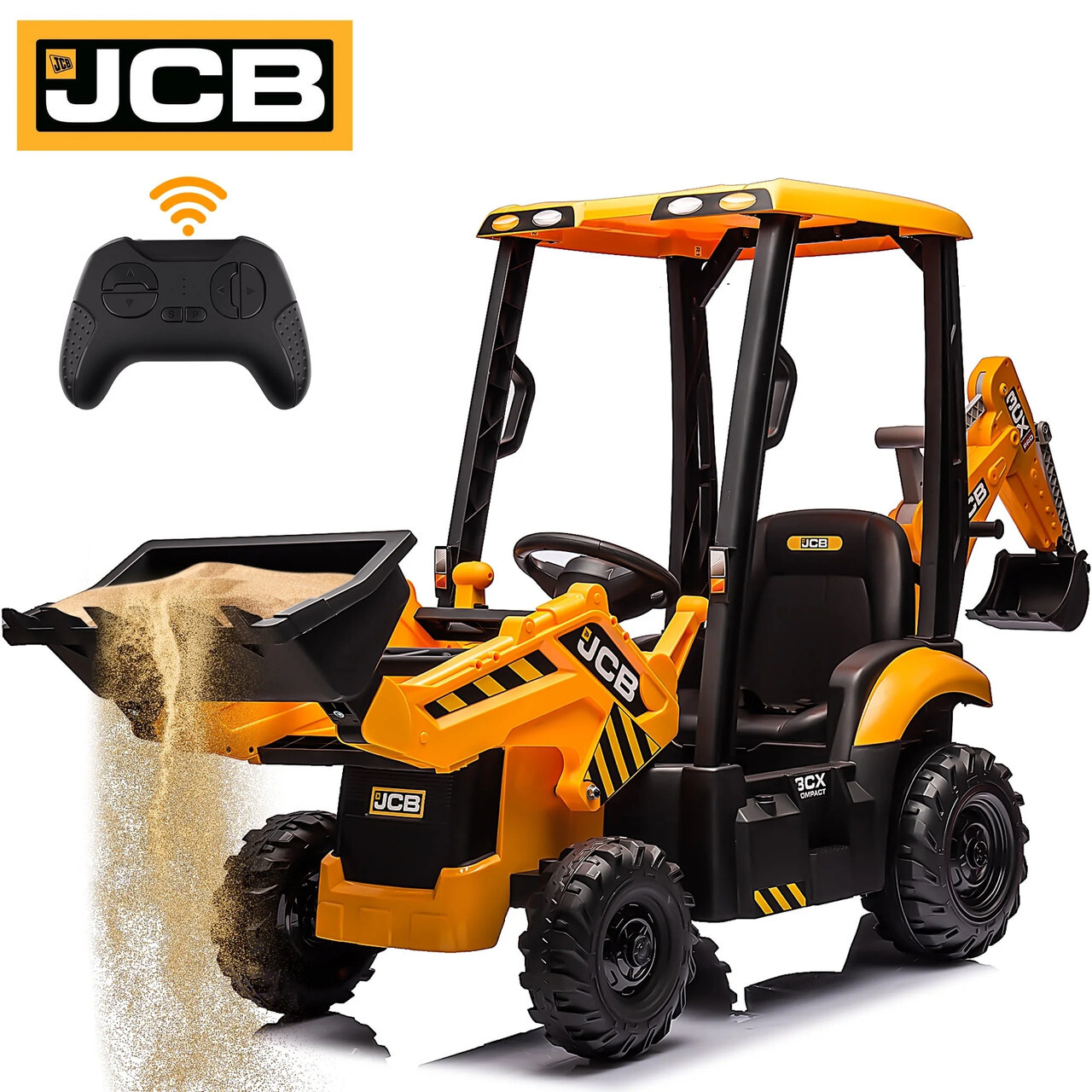 JCB 12v Electric Digger & Excavator