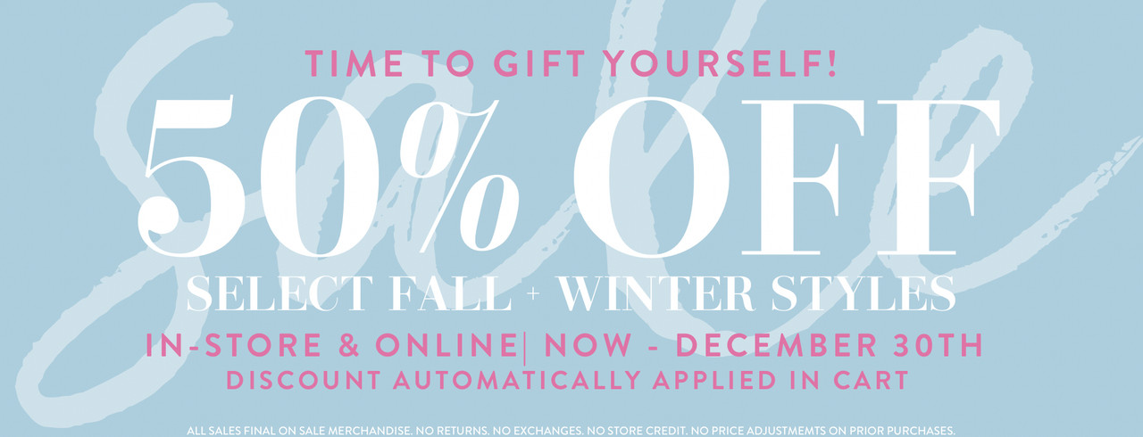 Winter Wishlist, 50% Off Our Favorite Winter Styles