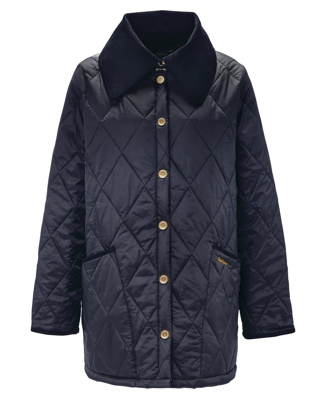 Modern Liddesdale Quilted Coat- Black