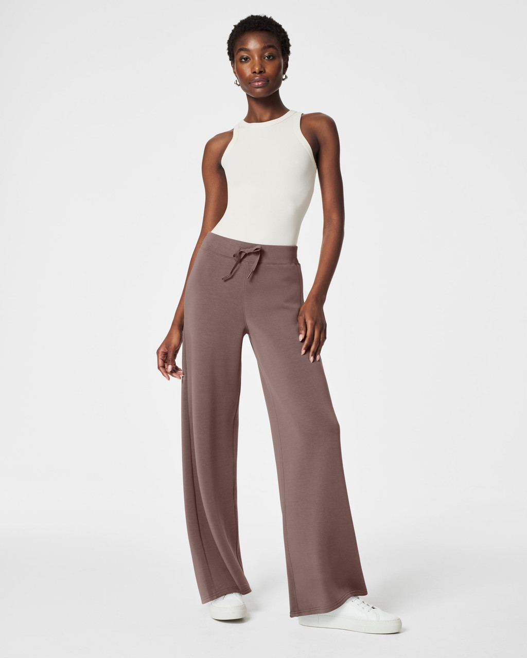 AirEssentials Wide Leg Pant- Smoke