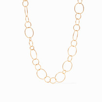 Colette Gold Textured Link Necklace