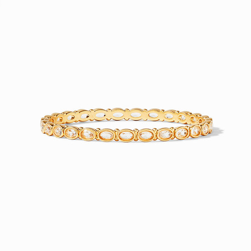 Mykonos Bangle- Clear Crystal 