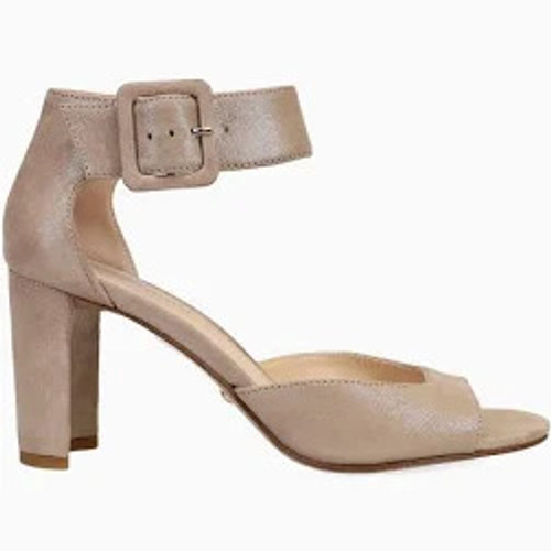 Vinni High Heel- Shimmer Suede Taupe