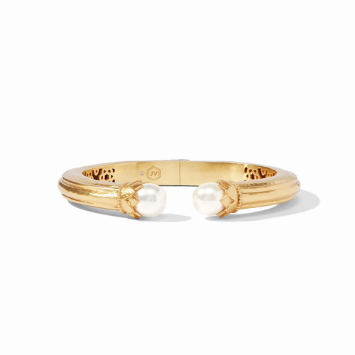 Flora Demi Cuff- Pearl 