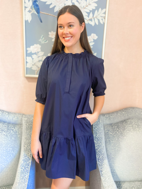 Clare Dress- Navy 