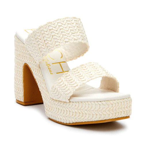 Gem Sandal- White