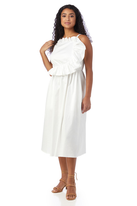 Genevieve Dress- Bright White