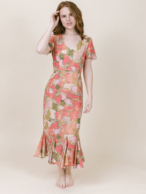 Barrett Dress- La Jolla Floral