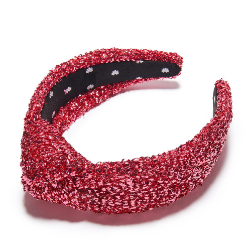 Berry Tinsel Knotted Headband