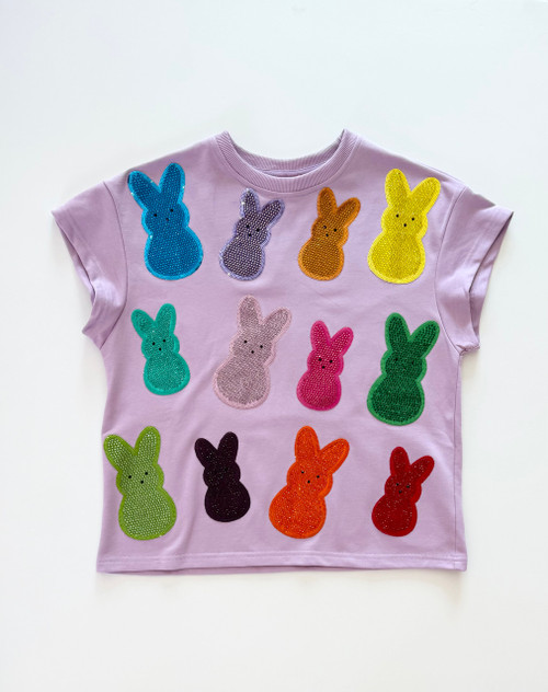 Lavender Multicolor Peeps Top