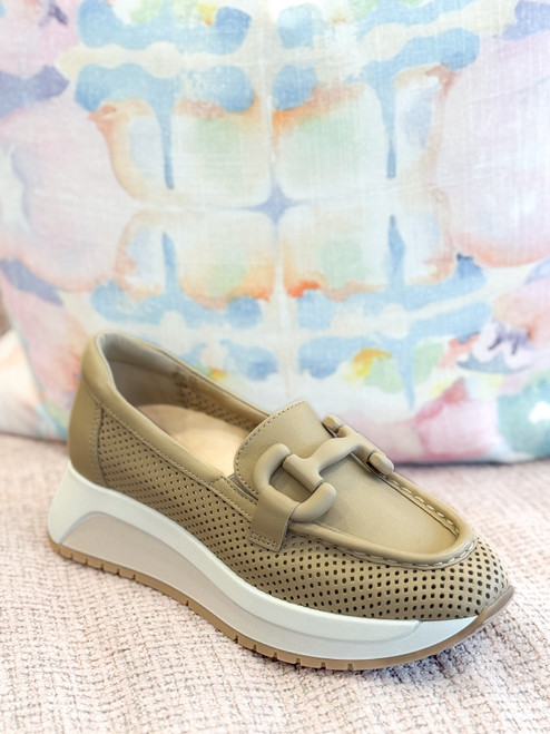 Cayla Slip-On Shoe- Camel