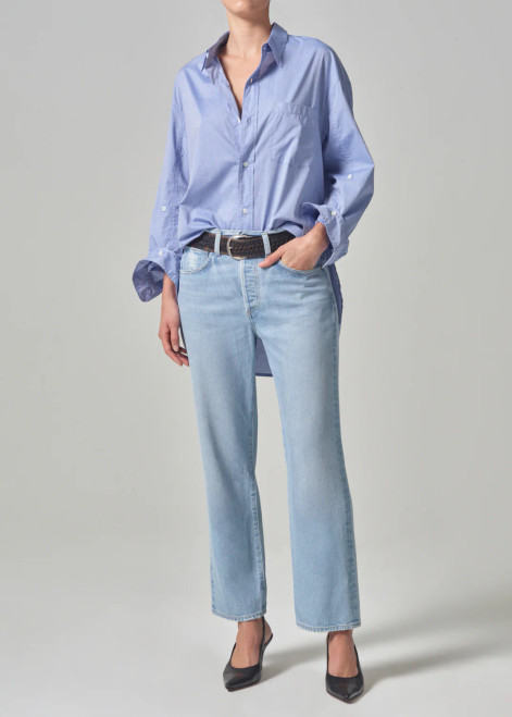 Emery Crop Relaxed Straight Jean- Alemayde