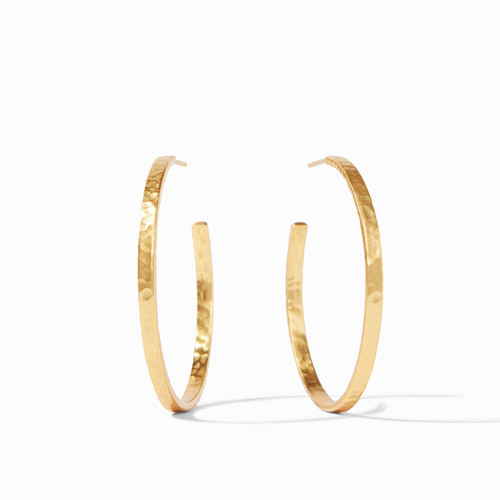 Crescent Gold Hoop- XL