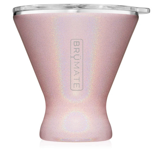 MargTini- Martini/Margarita Tumbler- Glitter Blush