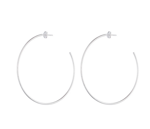 Jillian Hoops- Silver