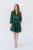 Long Sleeve Sequin Dress- Emerald