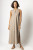 Sleeveless Keyhole Maxidress- Raffia 