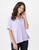 Drop Shoulder Four Button Collared Top- Multiple Colors 