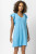 Flutter Sleeve V-Neck Dress- Capri 