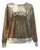 Gold Full Sequin Cheers Sweater- Gold