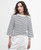 Macy Knitted Jumper- Antique White Stripe