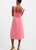 Crepe Ring Midi Dress- Camellia Rose