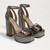 Kamille Platform Heel- Pewter Olive