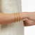 Havan Demi Bangle- Large- Gold