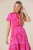 Gwyneth Dress- Hot Pink Moroccan Ikat