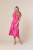Gwyneth Dress- Hot Pink Moroccan Ikat