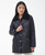 Modern Liddesdale Quilted Coat- Black