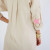 Preppy Corduroy Dress- Camel/Pink