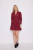 Long Sleeve Smocked Waist Dress- Red Tartan 