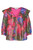 Anya Top- Blurred Floral Bright 