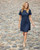 Daria Denim Dress- Navy