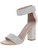 Kassidy Heel- Nude Suede Champagne Rhinestone