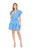 Loop Trim Dress- Blue