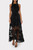 Hannah 3D Butterfly Embroidery Dress- Black