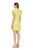 Zoe Flutter Sleeve Dress- Citrus