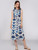 Livia Dress- Blue Ikat