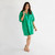 Celia Sequin Dress- Kelly Green (One Size)