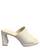 Caviar Mule Sandal- Bone